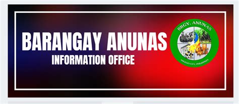 anunas barangay hall|Barangay Anunas Information Office .